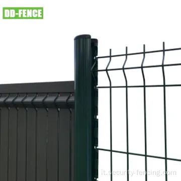 Schermo di privacy della recinzione del pannello curvo 3D della piscina esterna